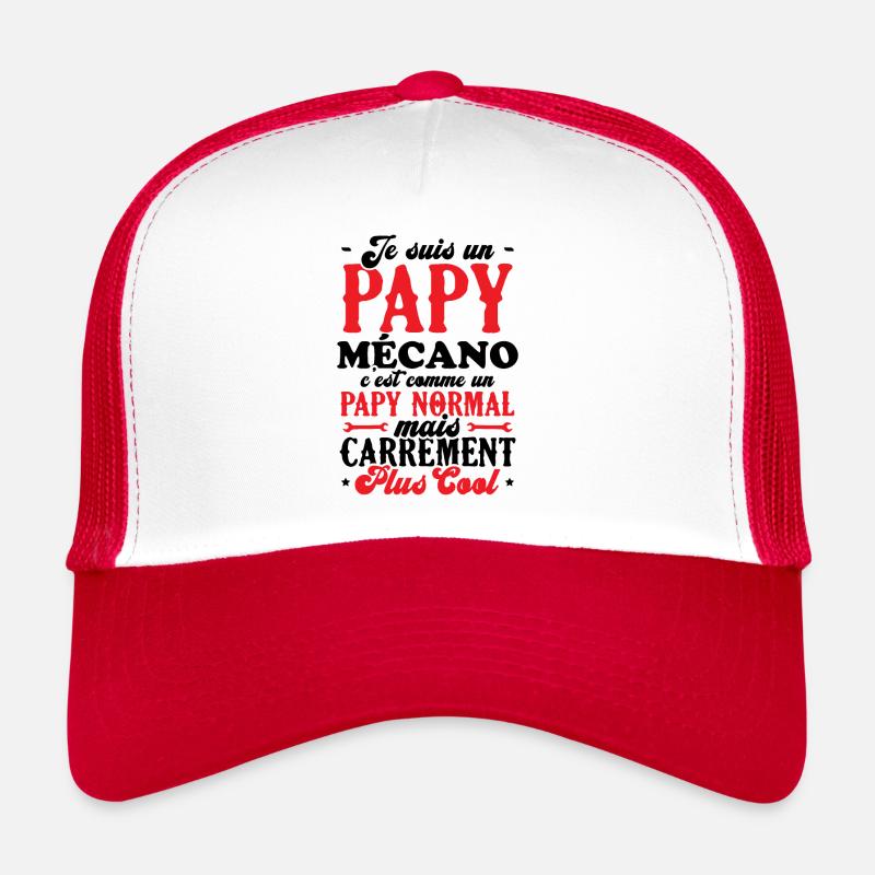 Je suis un papy mécano comme un papy normal Casquette trucker 