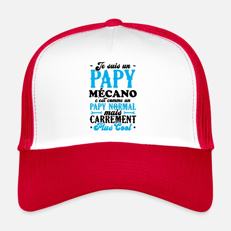 Je suis un papy mécano comme un papy normal Casquette trucker 