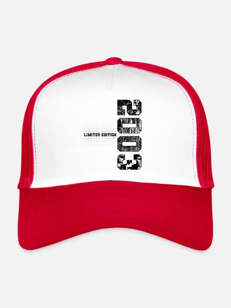 Limited Edition 2003 Year of birth 2003 Birthday - Trucker Cap - white/red - Front