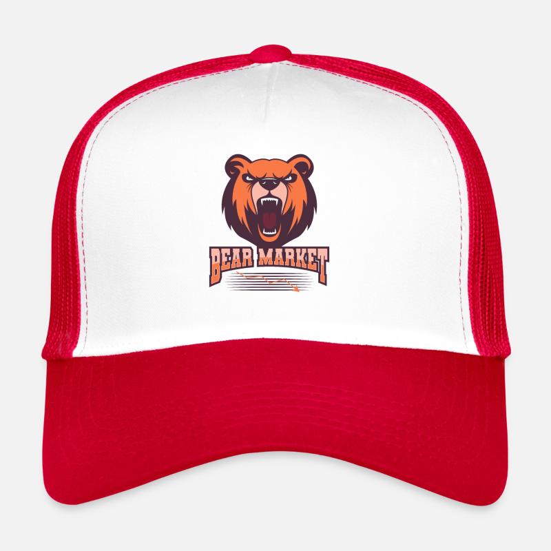 Bear Market Bourse Marché des actions Traders Casquette trucker 