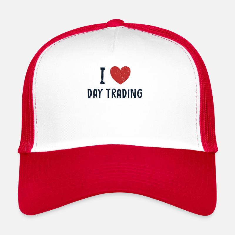 I love Day Trading Trader Bourse Marché des Casquette trucker 