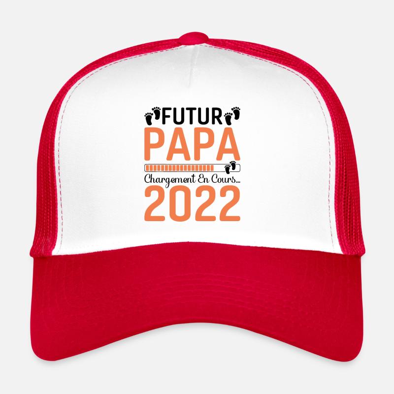 Futur Papa 2022 Naissance Cadeau Grossesse Père Casquette trucker 