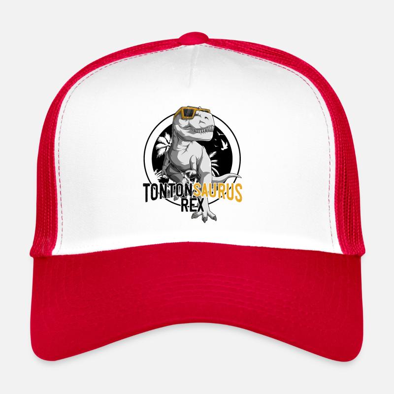 Tontonsaurus Rex Tonton Dinosaure Cadeau Oncle Casquette trucker 