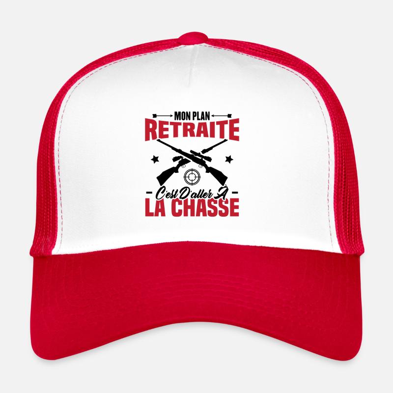 Mon plan retraite c'est d'aller à la chasse Casquette trucker 