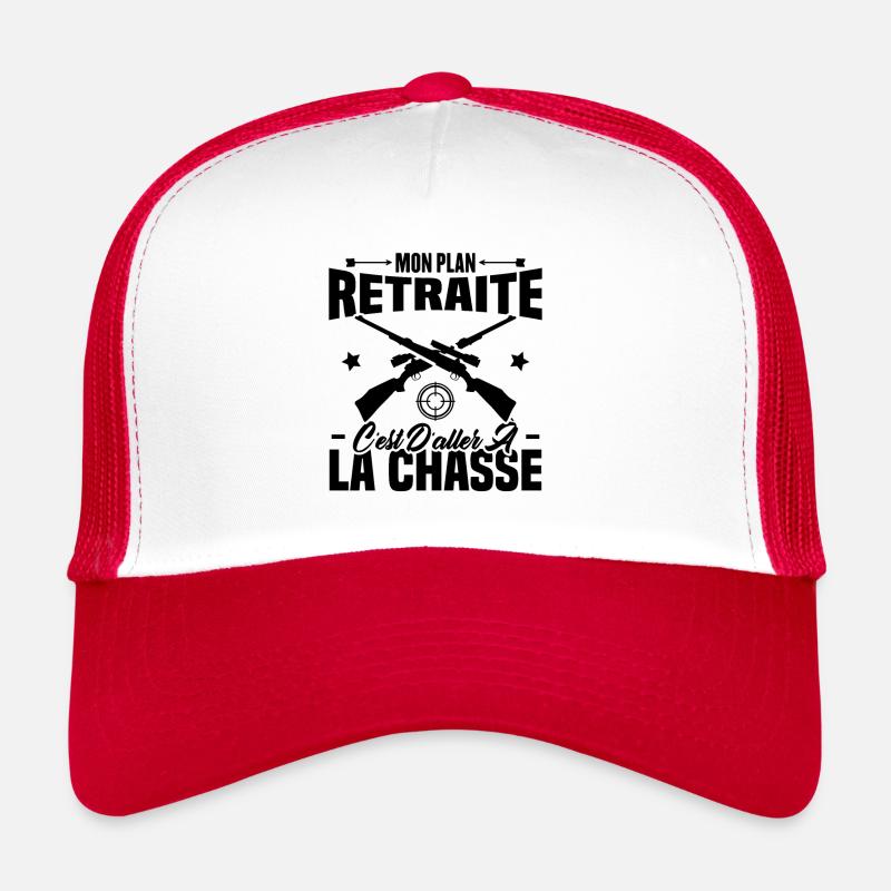 Mon plan retraite c'est d'aller à la chasse Casquette trucker 