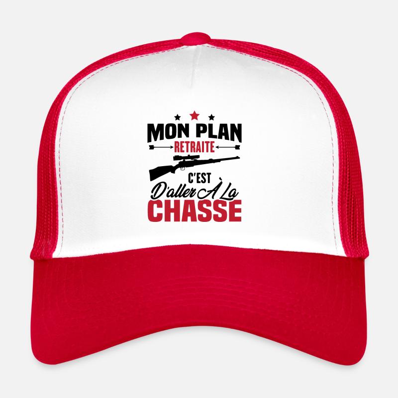 Mon plan retraite c'est d'aller à la chasse Casquette trucker 
