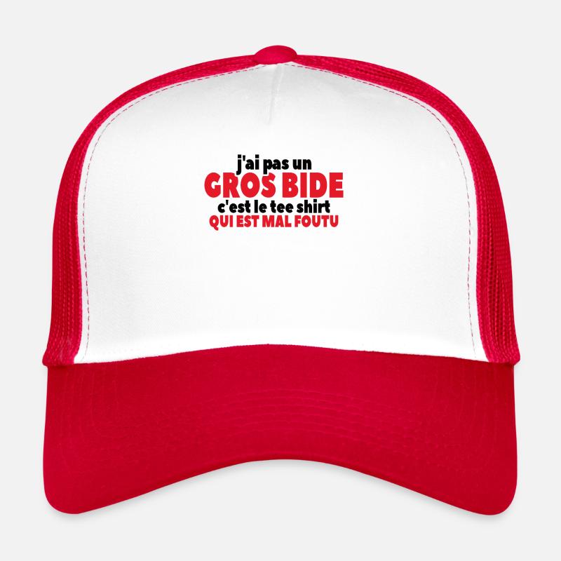 J'ai Pas Un Gros Bide Casquette trucker 
