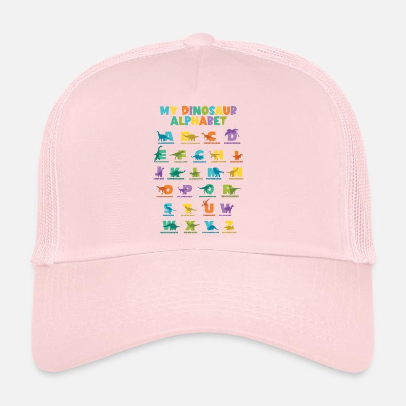 Dinosaurier Alphabet Learn Primer Geschenk Trucker Cap