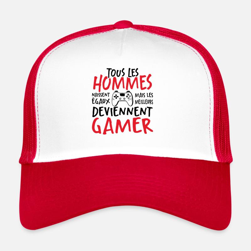 Les Meilleurs Hommes Deviennent Gamer Casquette trucker 