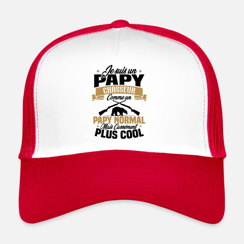 Je suis un papy chasseur comme un papy normal Casquette trucker 