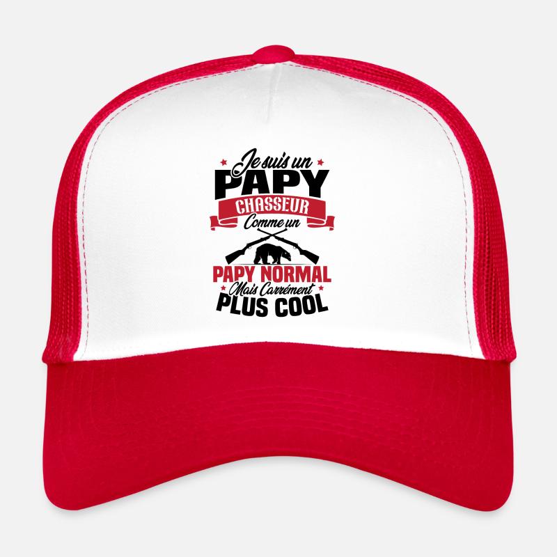 Je suis un papy chasseur comme un papy normal Casquette trucker 