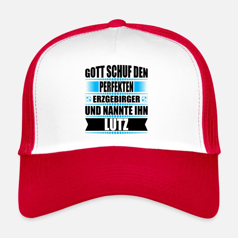 Erzgebirge Mann Namen Sachsen Lutz Trucker Cap