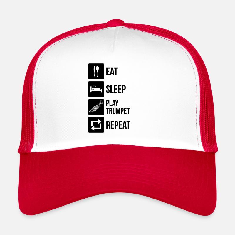 Trompete Trompetenspieler Trompeter Trucker Cap