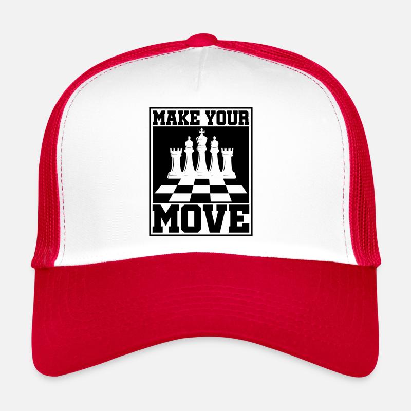 Chess Chess Players Tournament for Clever Minds Trucker Cap