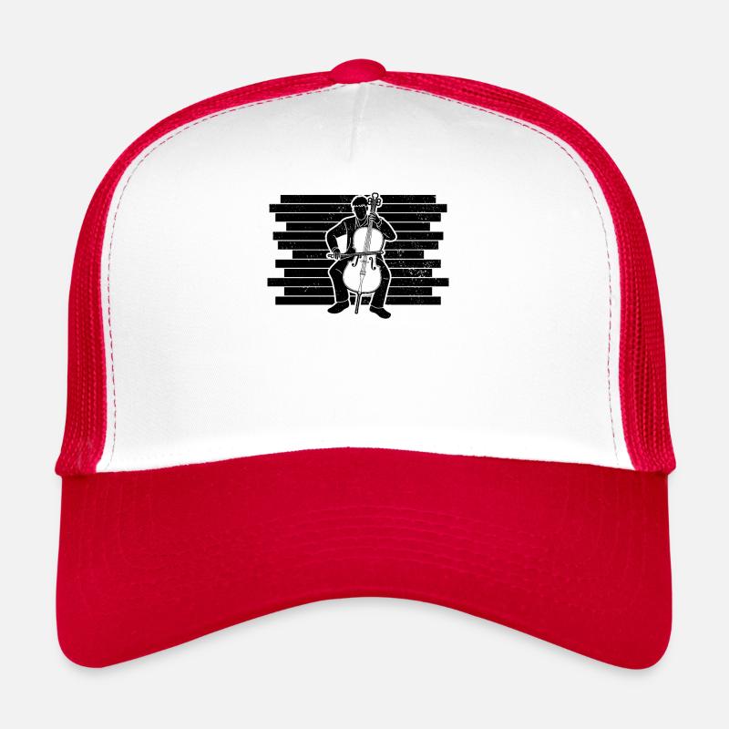 Cello Cellospieler Cellist Trucker Cap