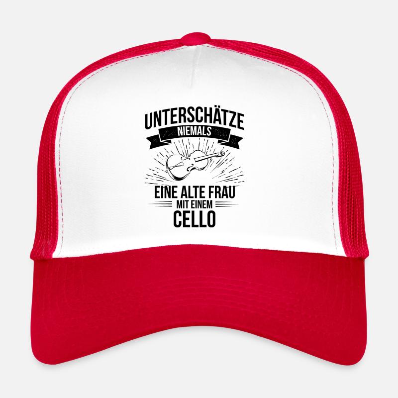 Cello Cellospieler Cellist Trucker Cap