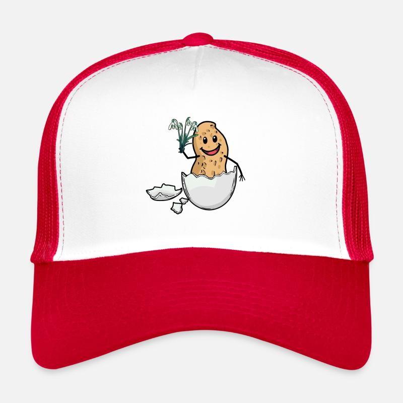 Ostern Erdnuss Frühling Osterei Flora Eierschale Trucker Cap
