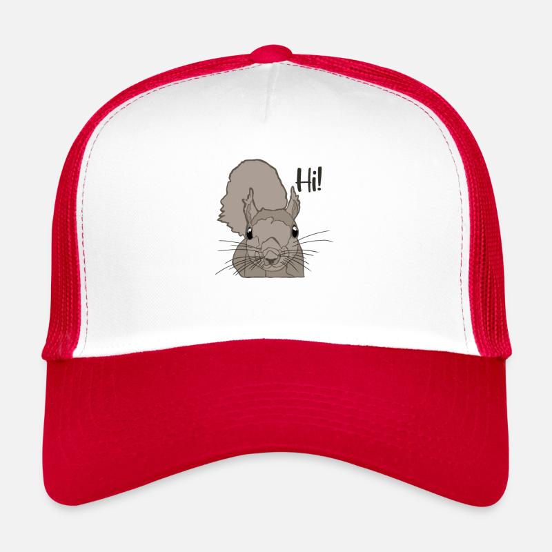 Écureuil gris Écureuil Écureuil renard Casquette trucker 