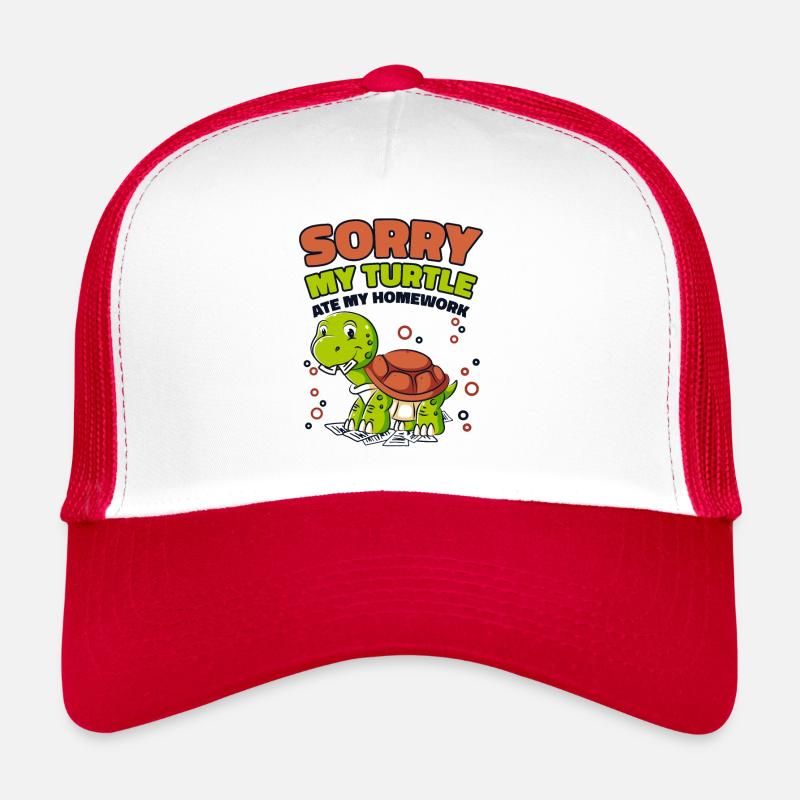 My Turtle Ate My Homework Aquatic Turtle Trucker Cap