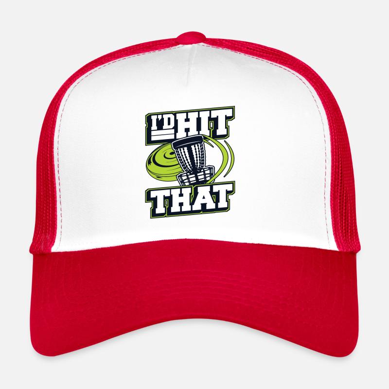 I'd Hit That Frisbee Golf Basket Disc Disc Trucker Cap