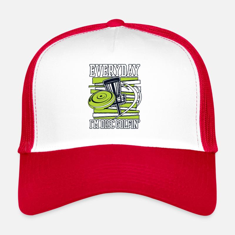 Everyday I'm Disc Golfing Frisbee Golf Korb Trucker Cap