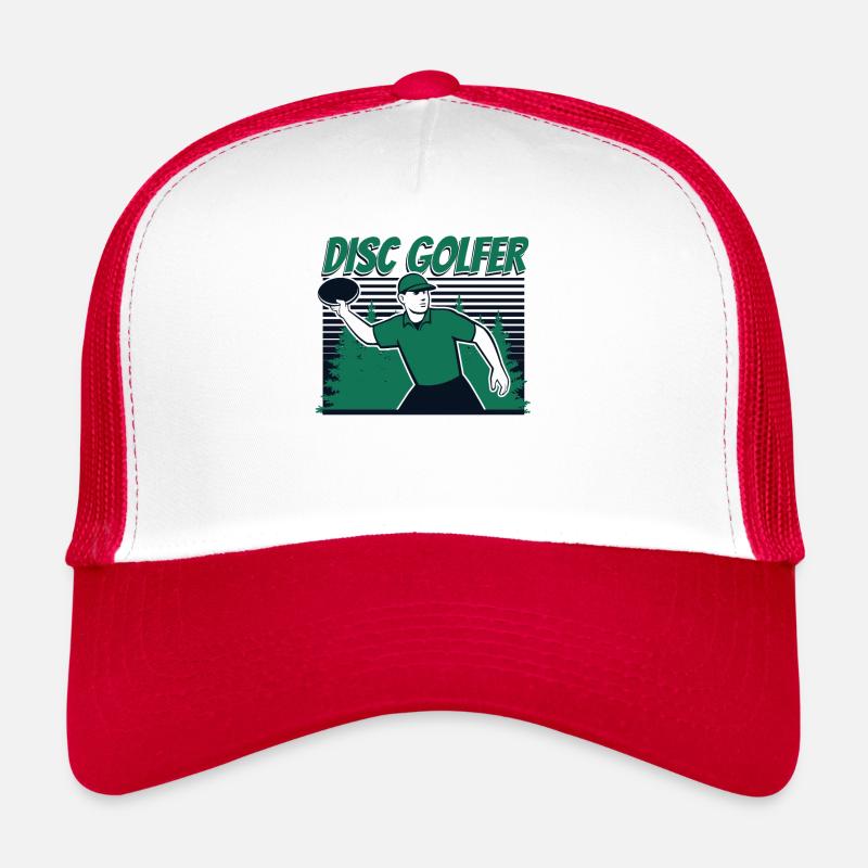 Disc Golfer Disc Golfer Frisbee Golf Basket Disc Casquette trucker 