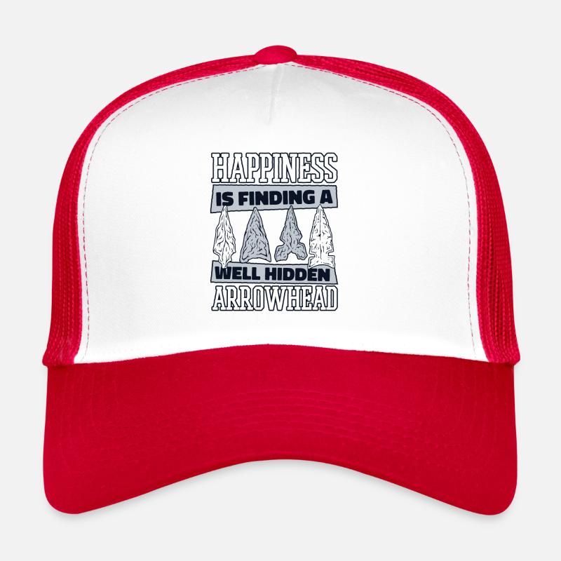 Le bonheur, c’est de trouver une pointe de flèche cachée Casquette trucker 