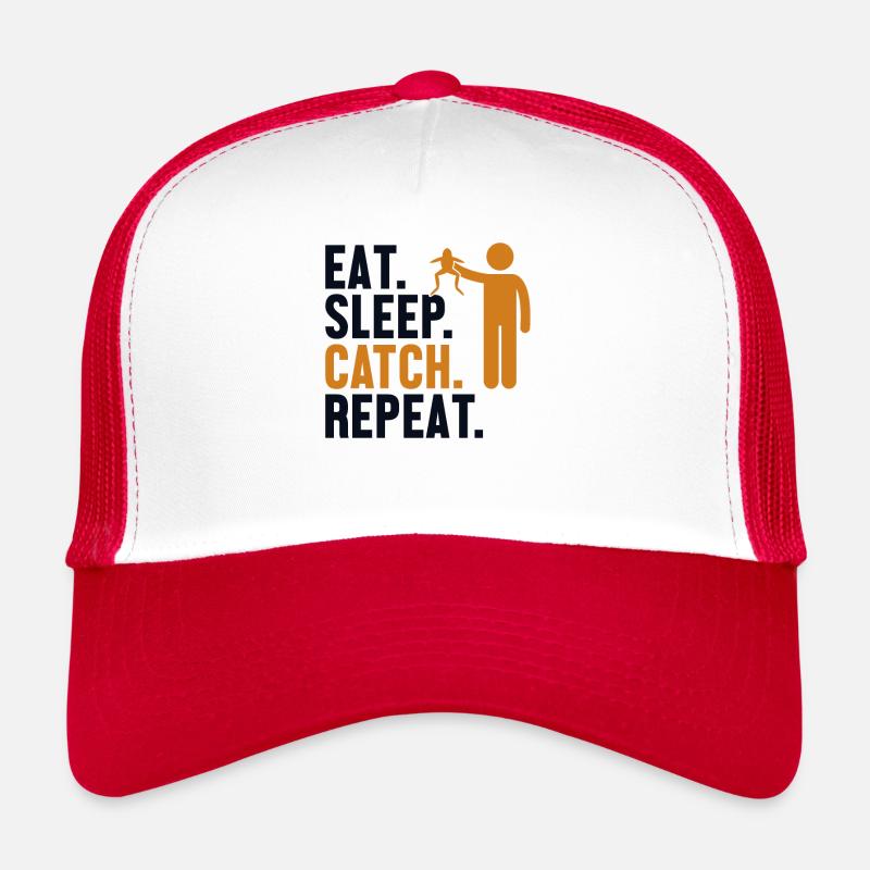 Eat Sleep Catch Repeat Tadpole Tree Frog Trucker Cap