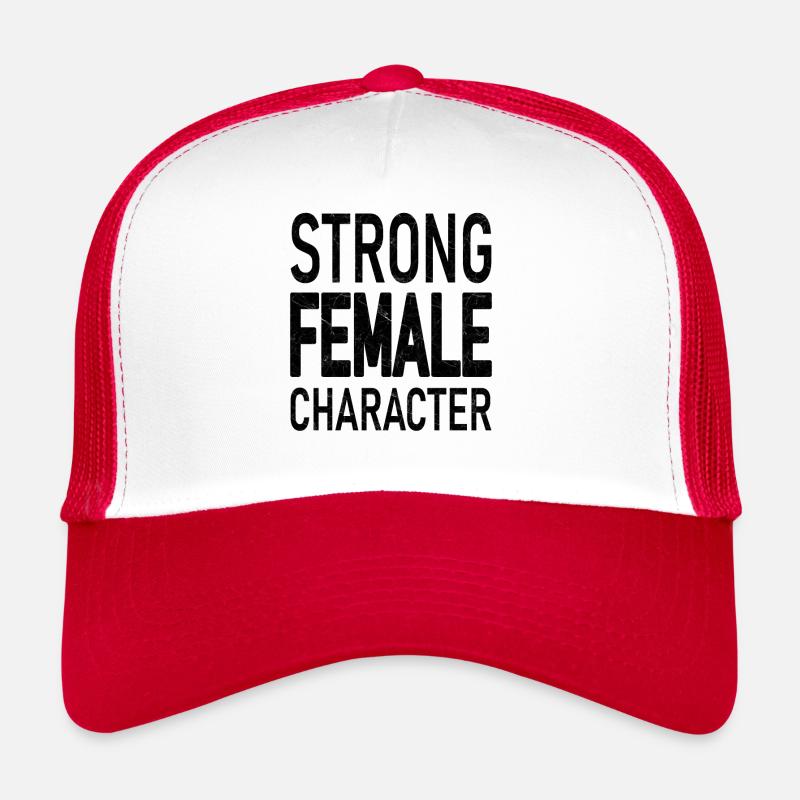 Strong Female Character Trucker Cap