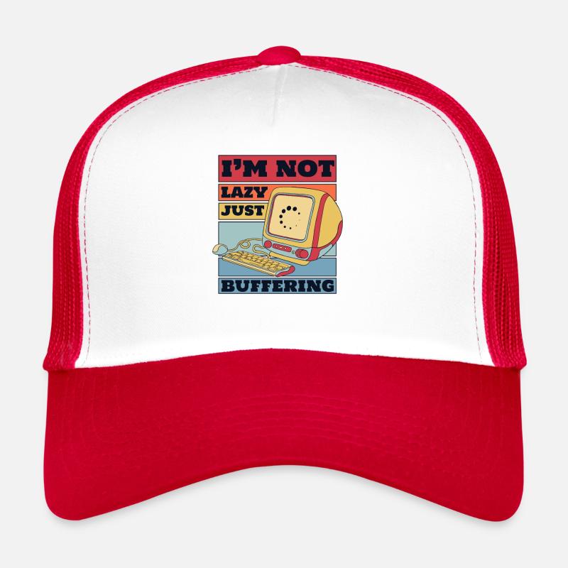 No Lazy Just Buffering Admin IT-Betrieb Trucker Cap