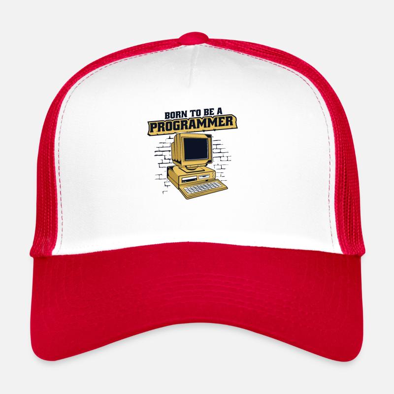 Né pour être un programmeur Développeur Coder Casquette trucker 