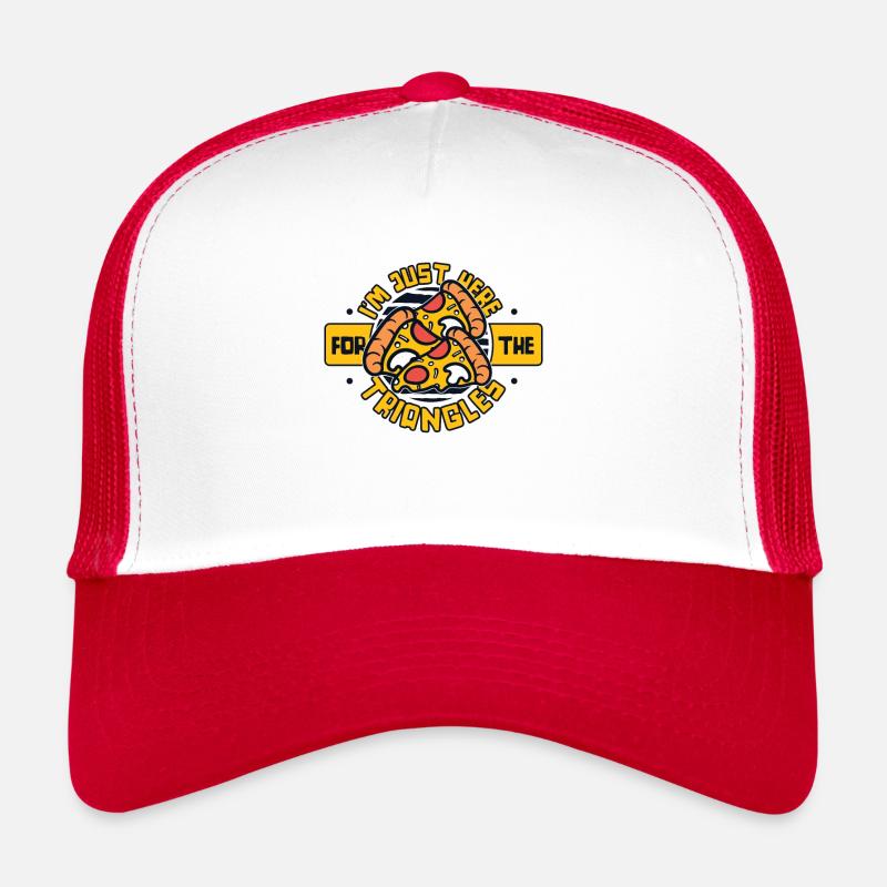 I'm Just Here For The Triangles Pizza Pizzablech Trucker Cap