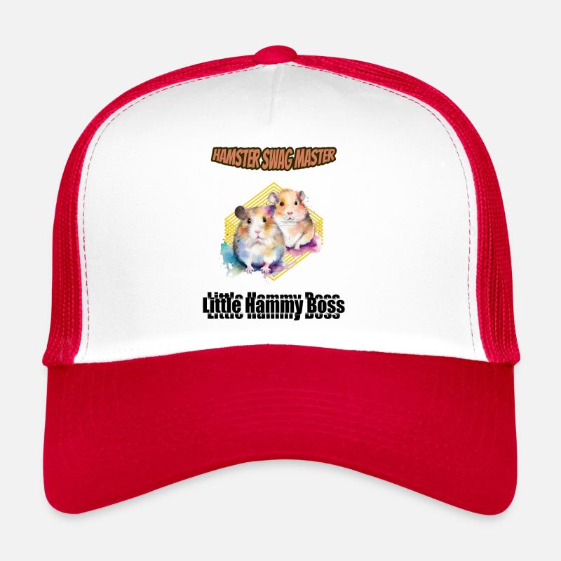 Hamster Rongeur Pet Aquarelle Cadeau Casquette trucker 