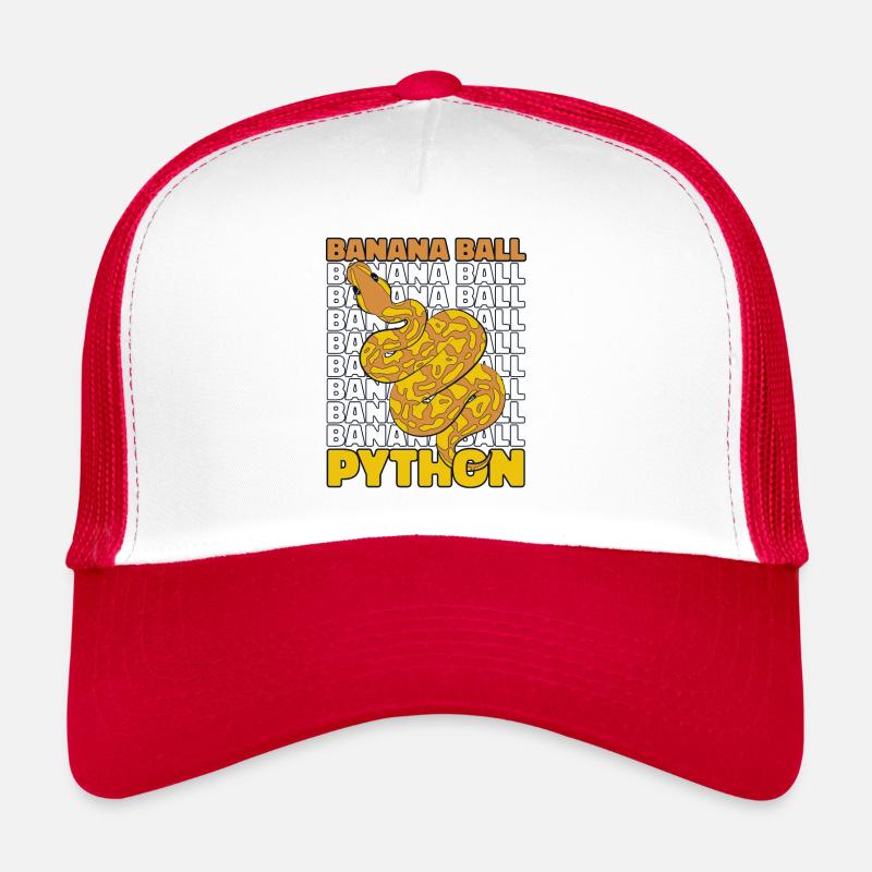 Banana Ball Python Snake Python Banana Ball Trucker Cap