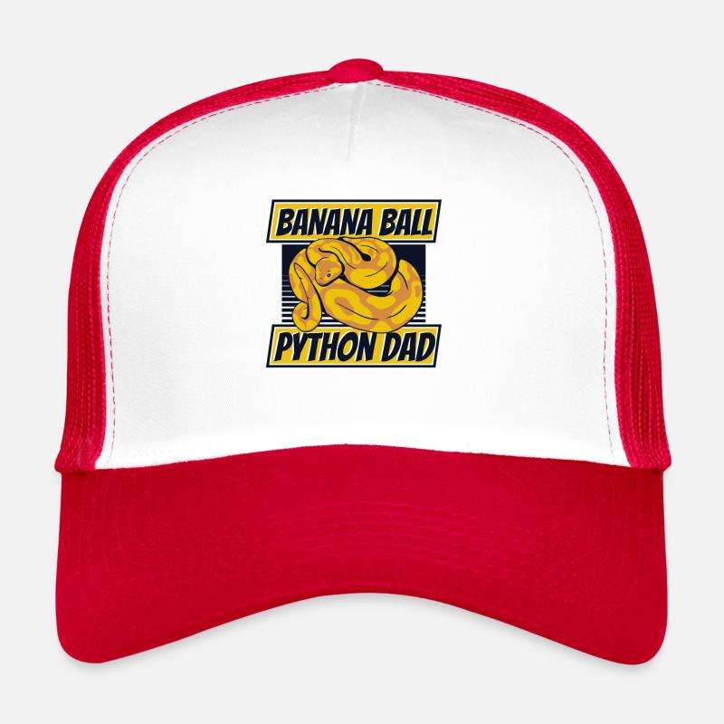 Banana Ball Python Dad Python Snake Banana Trucker Cap