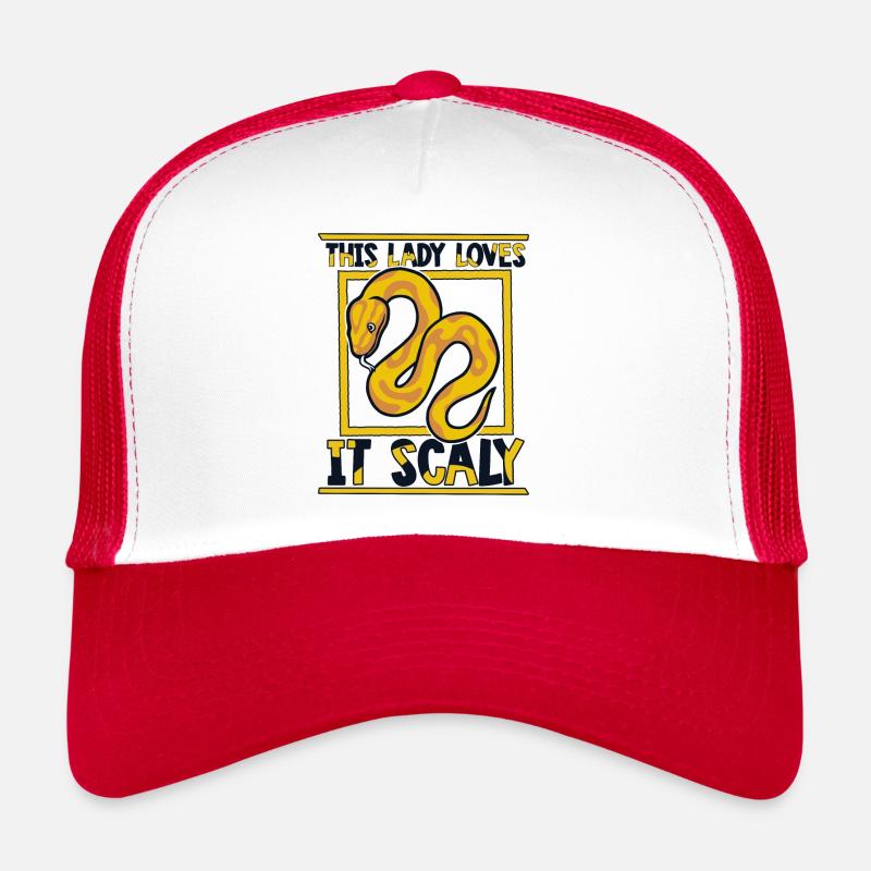 This Lady Loves It Scaly Python Schlange Banana Trucker Cap