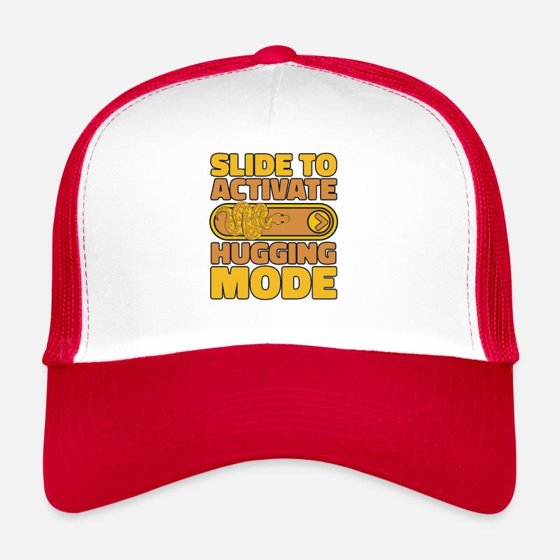 Slide To Activate Hugging Mode Python Banana Ball Trucker Cap