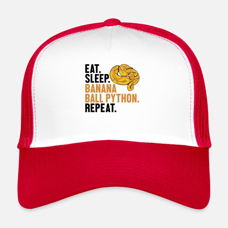 Eat Sleep Banana Ball Python Repeat Banana Ball Trucker Cap