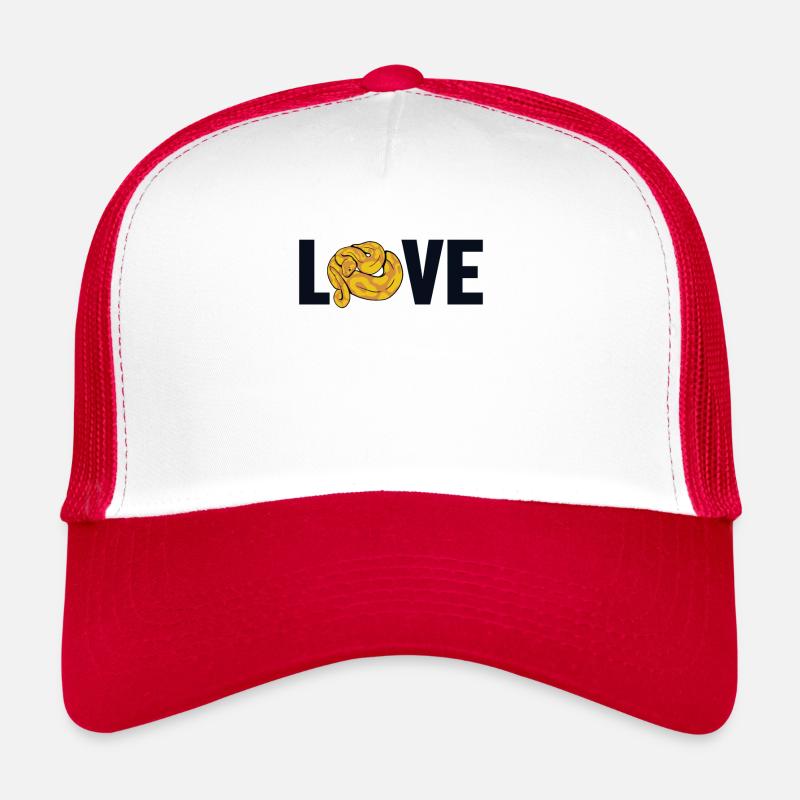Love Schuppenkriechtiere Python Schlange Banana Trucker Cap