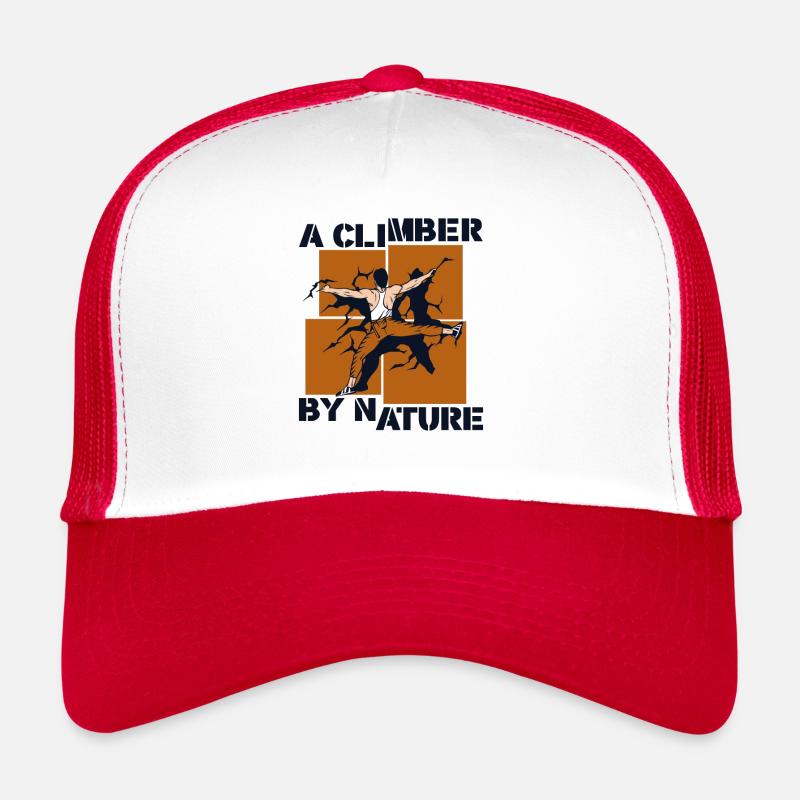 A Climber By Nature Bouldering Sport Climbing Trucker Cap