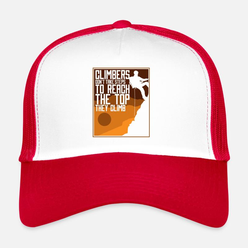 Climbers Don't Take Steps Speedklettern Kraxler Trucker Cap
