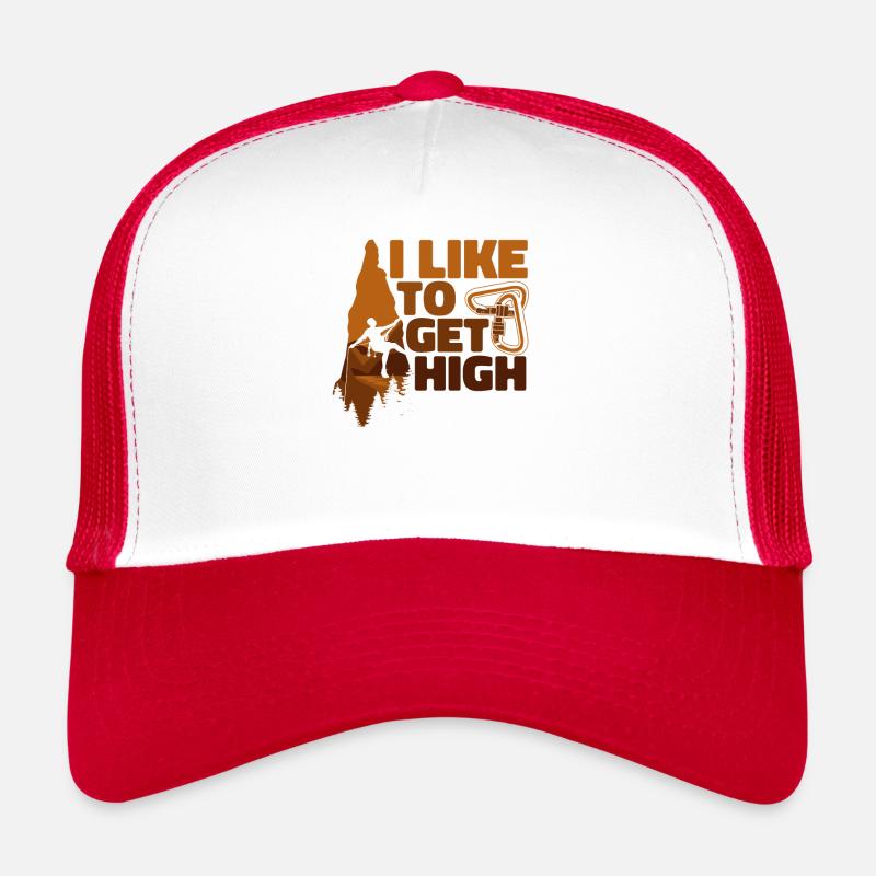 I Like To Get High Alpine Climbing Trucker Cap