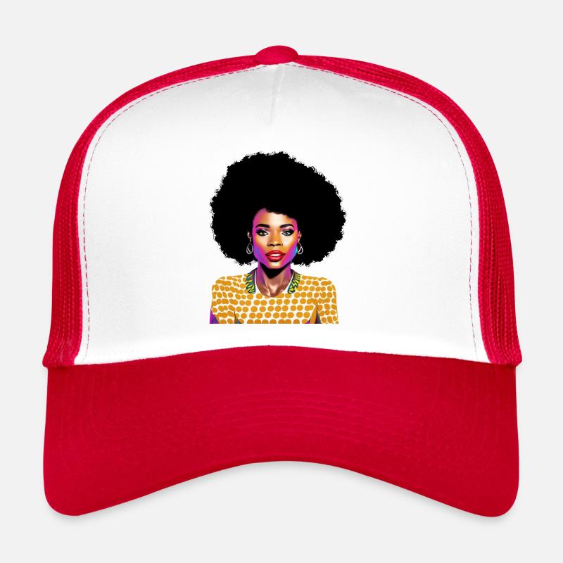 Femme noire Casquette trucker 