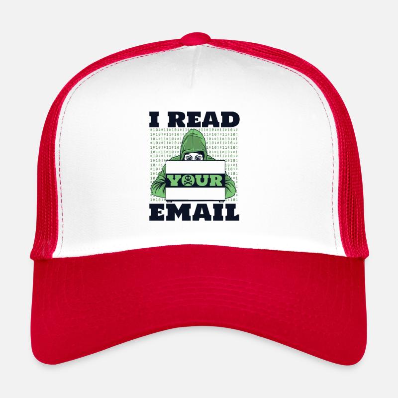 I Read Your E-Mail Sniffer Social Engineering Trucker Cap