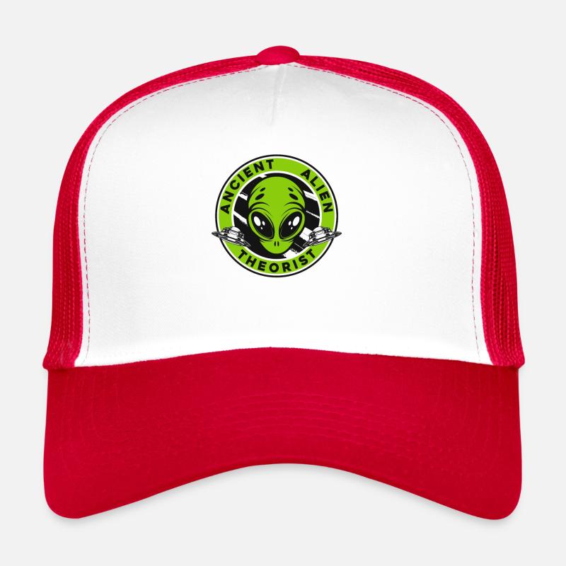 Ancient Alien Theorist Ufo Conspiracy Trucker Cap