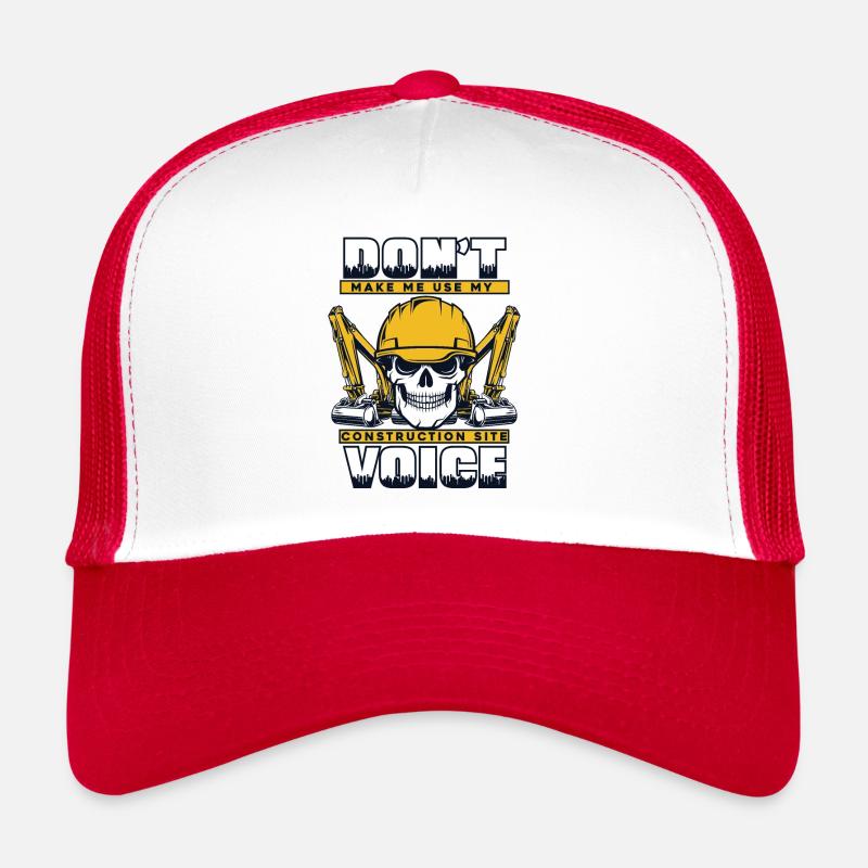 My Construction Site Voice Excavator Seilbagger Trucker Cap