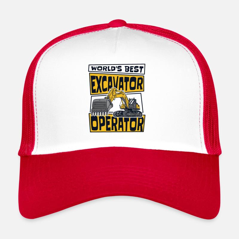 World's Best Excavator Operator Excavator Trucker Cap