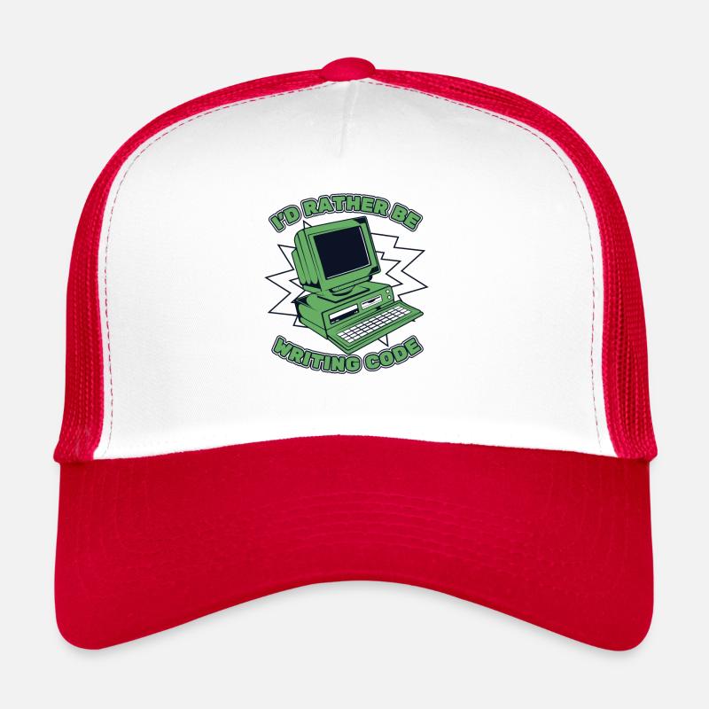 Je préfère écrire du codeur développeur de code Casquette trucker 