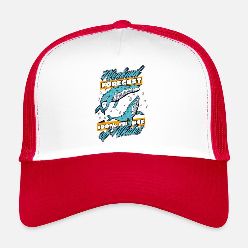 100% de chances de baleines béluga bleu cétacé baleine Casquette trucker 