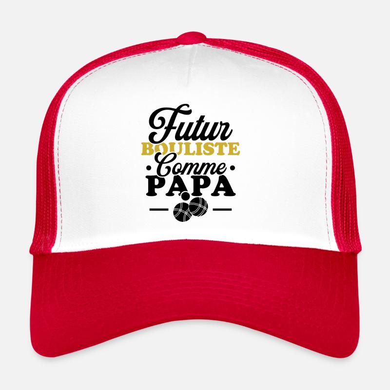 Futur bouliste comme papa Casquette trucker 